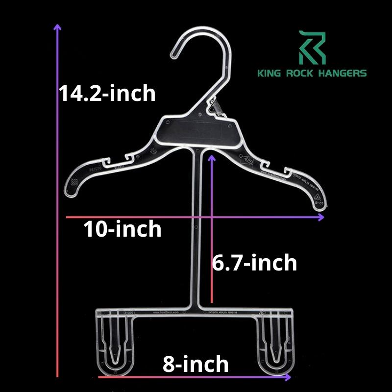 Enhance Style with KR-420 Integrated Plastic Clothes Hanger